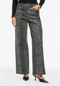 Высокая талия, широкие штанины Vila, Medium Grey Denim