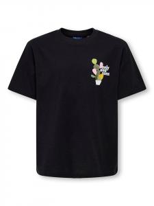 Only&Sons Черная футболка "Фред"