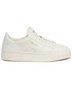 Женские кроссовки dbs с двойной пряжкой Santoni, белый