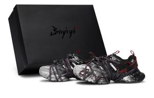 Adidas Кроссовки XLG RUNNER DELUXE с антискользящим покрытием, износостойкие, низкие, унисекс, цвет: черный, красный, серебристый