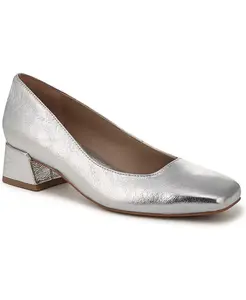Туфли-лодочки Jayla-Pump на среднем каблуке с квадратным носком Naturalizer, серебряный
