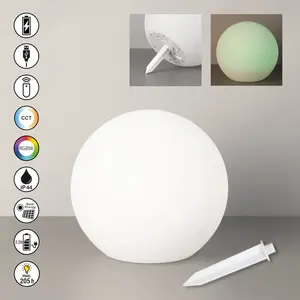 Настольная лампа Außen Dabus с LED-модулем теплого белого света, длительное время работы Easy! By Fhl, белый