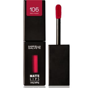 Стойкая жидкая губная помада Gabriella Salvete Matte Lips с матовым финишем, оттенок 106 Red Moon 4,5 мл