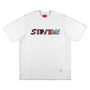 Футболка Supreme Collage Logo Short-Sleeve Top 'White', белый