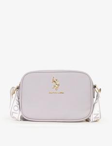 Сумка через плечо на молнии U.S. Polo Assn., сиреневый