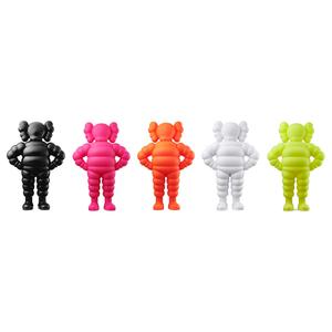 Набор виниловых фигурок Kaws Chum, черный/розовый/оранжевый/белый/желтый