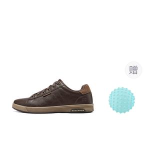 Мужские повседневные туфли Men's Dark Brown Skechers, Chocolate+Giveaway (Massage Ball)