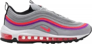 Кроссовки Nike Wmns Air Max 97 'Pink Purple Stripe', серый
