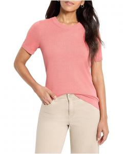 Футболка NIC+ZOE Easy Scoop Neck Pure Cotton Sweater Tee, цвет Red Clay