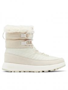 Женские зимние ботинки Columbia Slopeside Peak Luxe комбинированные, экрю