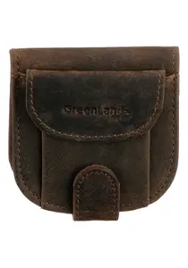 Кошелек GreenLand Nature "Stone" из натуральной кожи, небольшого формата, коричневый