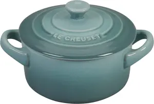 Мини-кастрюля Le Creuset с крышкой, 240 мл, морской