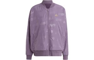 Куртка женская серо-фиолетовая Adidas