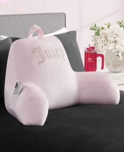 Спинка с карманами и логотипом, украшенным стразами, 30 x 17 дюймов Juicy Couture, Light Pink