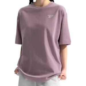 Reebok Футболка Unisex серо-фиолетовая