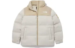 Детский пуховик THE NORTH FACE, цвет Off-white