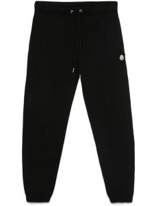 Спортивные брюки из органического хлопка Moncler, черный
