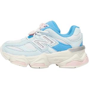 New Balance NB 9060 устойчивые к истиранию низкие детские ботинки Blue/White/Pink для малышей