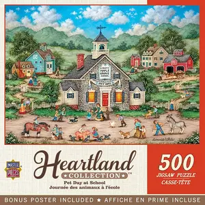 Heartland - День домашних животных в школе, пазл из 500 деталей Masterpieces Puzzles, multicolor