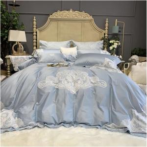 MAIYO Комплект постельного белья MaiyO из египетского хлопка 1000TC с кружевной вышивкой