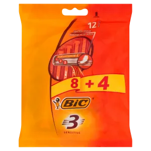 Bic 3 Sensitive бритвы, 8+4 шт/1 упаковка