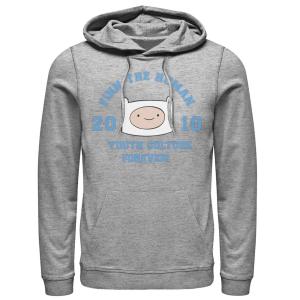 Мужской пуловер с капюшоном Finn The Human Youth Culture Forever «Время приключений» Licensed Character