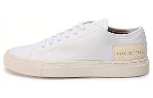 COMMON PROJECTS Женские парусиновые туфли с низким верхом, белые