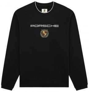 Свитшот Aimé Leon Dore x Porsche с вышитым круглым вырезом, черный