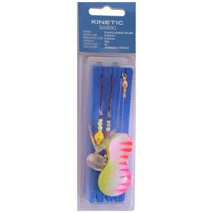 Оснастки Kinetic Sabiki Plaice Leader Inline 75g, прозрачный