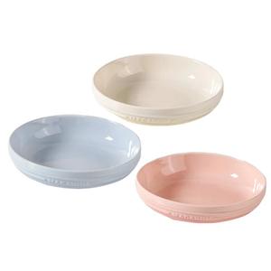 Тарелка Kawasimaya, кремовый/голубой/персиковый, 3 шт 20 см