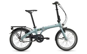 Городской велосипед Coast Hightide No. 01 - 20 дюймов - Faltrahmen - 2025, цвет Silber|Dark Silver