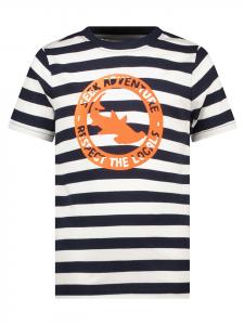 Футболка Tygo & Vito, белый/темно-синий