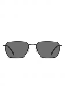 Солнцезащитные очки в квадратной оправе Carrera, черный