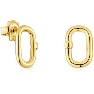 Серьги Tous Hold Oval Small 12 mm, золото