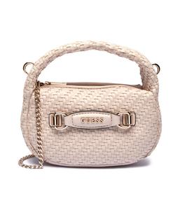 Сумка женская Guess Френси кросс-боди с плетением, розовый