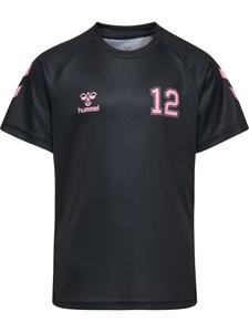 Hummel Детская футболка Hmlshimmer в цвете ЧЕРНЫЙ/СВАДЕБНАЯ РОЗА