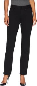 Брюки NYDJ Petite Marilyn Straight in Black, черный