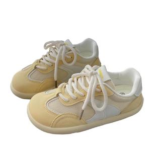 GULIA Немецкие армейские кроссовки женские противоскользящие износостойкие низкие повседневные желто-белые, цвет German Army Trainers Yellow White