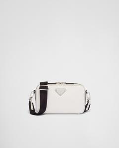 Сумка Prada Brique из сафьяновой кожи, белый