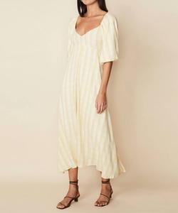 Платье Imanie Midi в клетку с принтом Hamptons FAITHFULL THE BRAND, цвет hamptons check print