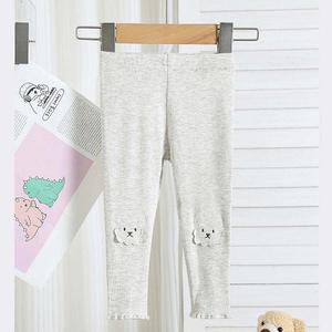 Осенние детские штанишки с рисунком мишки Mykids-Usa, Beige