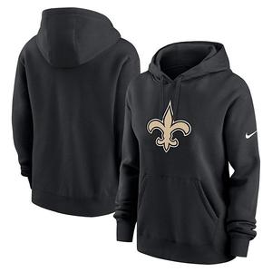 Женская черная толстовка с капюшоном New Orleans Saints Club Fleece Nike