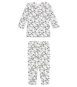 Комплект из хлопковой рубашки и штанов Baby Timi Bonpoint, Gris Chine C.