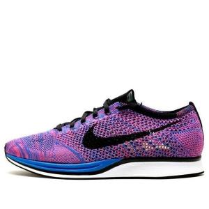 Кроссовки flyknit racer 'indigo' 2014 Nike, синий