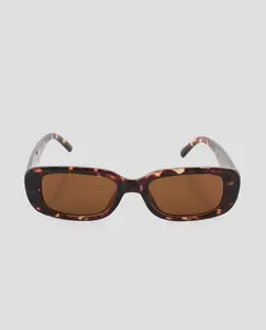 Унисекс солнцезащитные очки с поляризацией, тонкой оправой и квадратным дизайном Blogger, коричневый