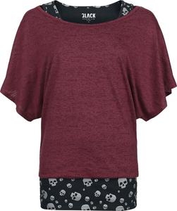 Футболка Black Premium by EMP, черный/бордовый