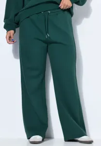 Широкие штанины, полоски, пояс, спортивные штаны Studio Untold, Dark Green