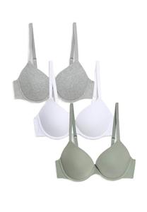 Бюстгальтер пуш-ап 3 PACK  Marks & Spencer, зеленый