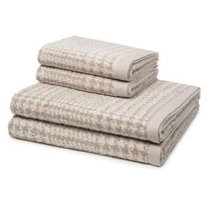 Brooklyn Набор полотенец Möve (4 шт), 50x1x100 см цвет nature/cashmere