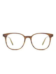 Очки Carrol в круглой оправе Garrett Leight, коричневый